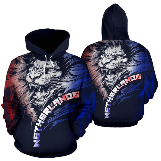 Dutch Lion Hoodie Netherlands - Navy PL186 - Amaze Style™-Apparel