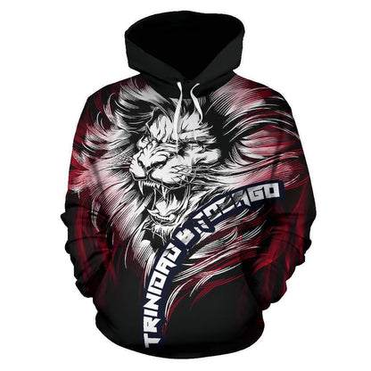 Trinidad and Tobago Lion Black Hoodie PL190 - Amaze Style™-Apparel