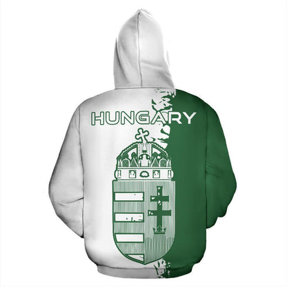 Hungary Flag Hoodie - Mystic PL191 - Amaze Style™-Apparel