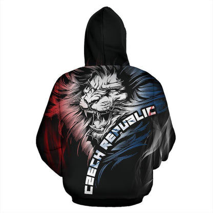 Czech Republic Lion Hoodie PL193 - Amaze Style™-Apparel