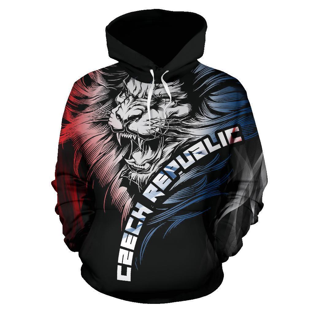 Czech Republic Lion Hoodie PL193 - Amaze Style™-Apparel