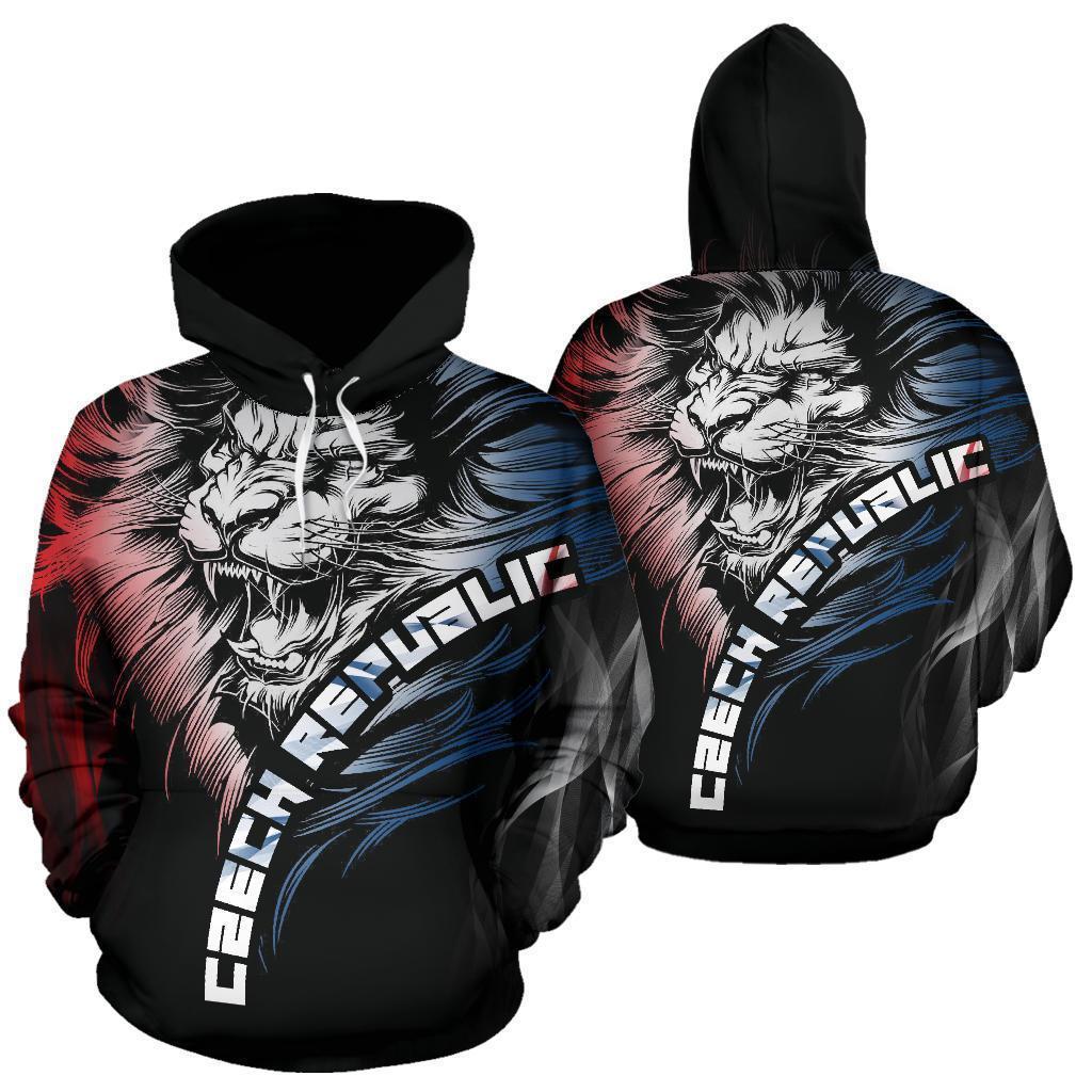 Czech Republic Lion Hoodie PL193 - Amaze Style™-Apparel
