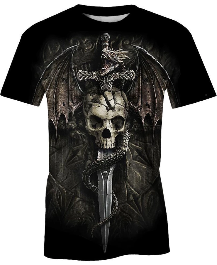 Skull Sword PL216 - Amaze Style™-Apparel