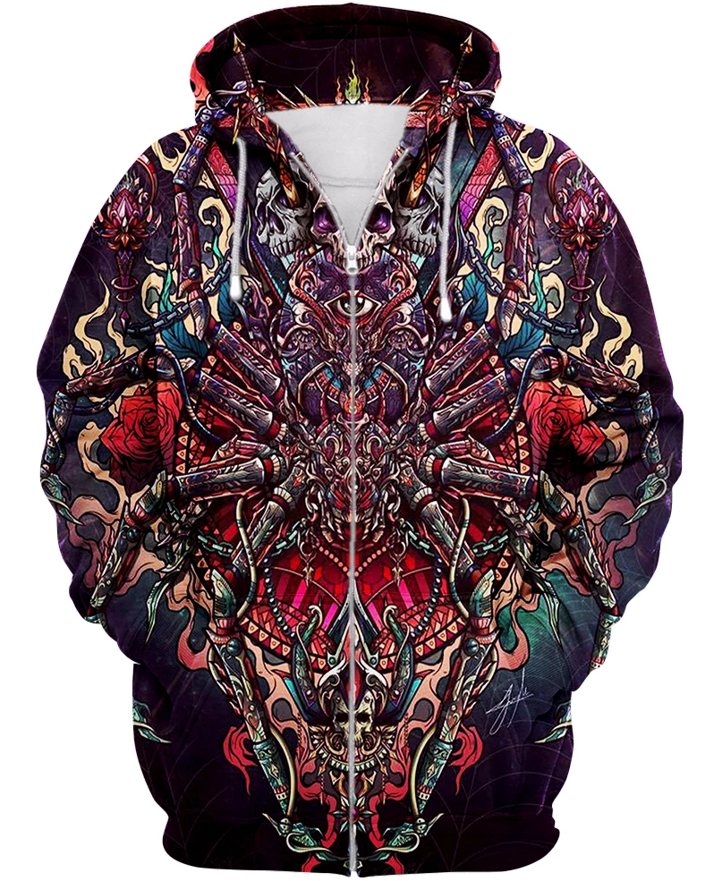 Spider Skull PL225 - Amaze Style™-Apparel