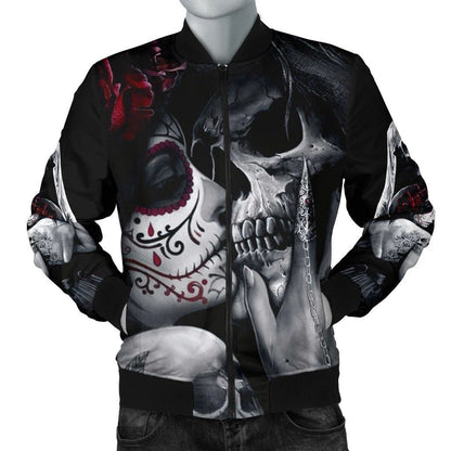 SKULL BOMBER JACKET PL244 - Amaze Style™-BOMBER JACKETS