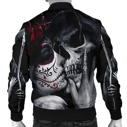 SKULL BOMBER JACKET PL244 - Amaze Style™-BOMBER JACKETS