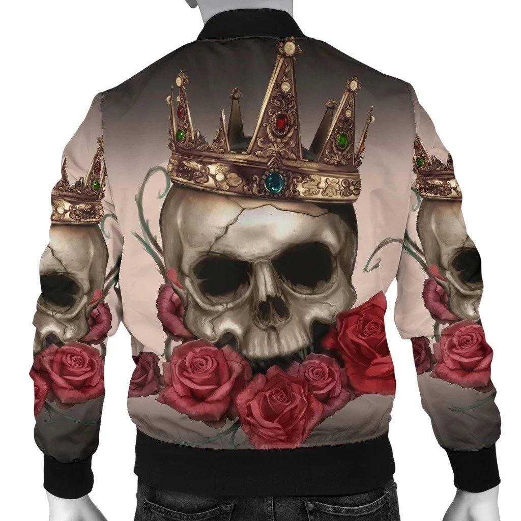 SKULL BOMBER JACKET PL248 - Amaze Style™-BOMBER JACKETS