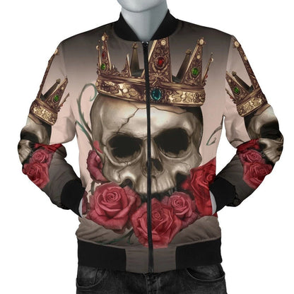 SKULL BOMBER JACKET PL248 - Amaze Style™-BOMBER JACKETS