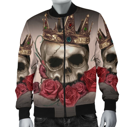 SKULL BOMBER JACKET PL248 - Amaze Style™-BOMBER JACKETS