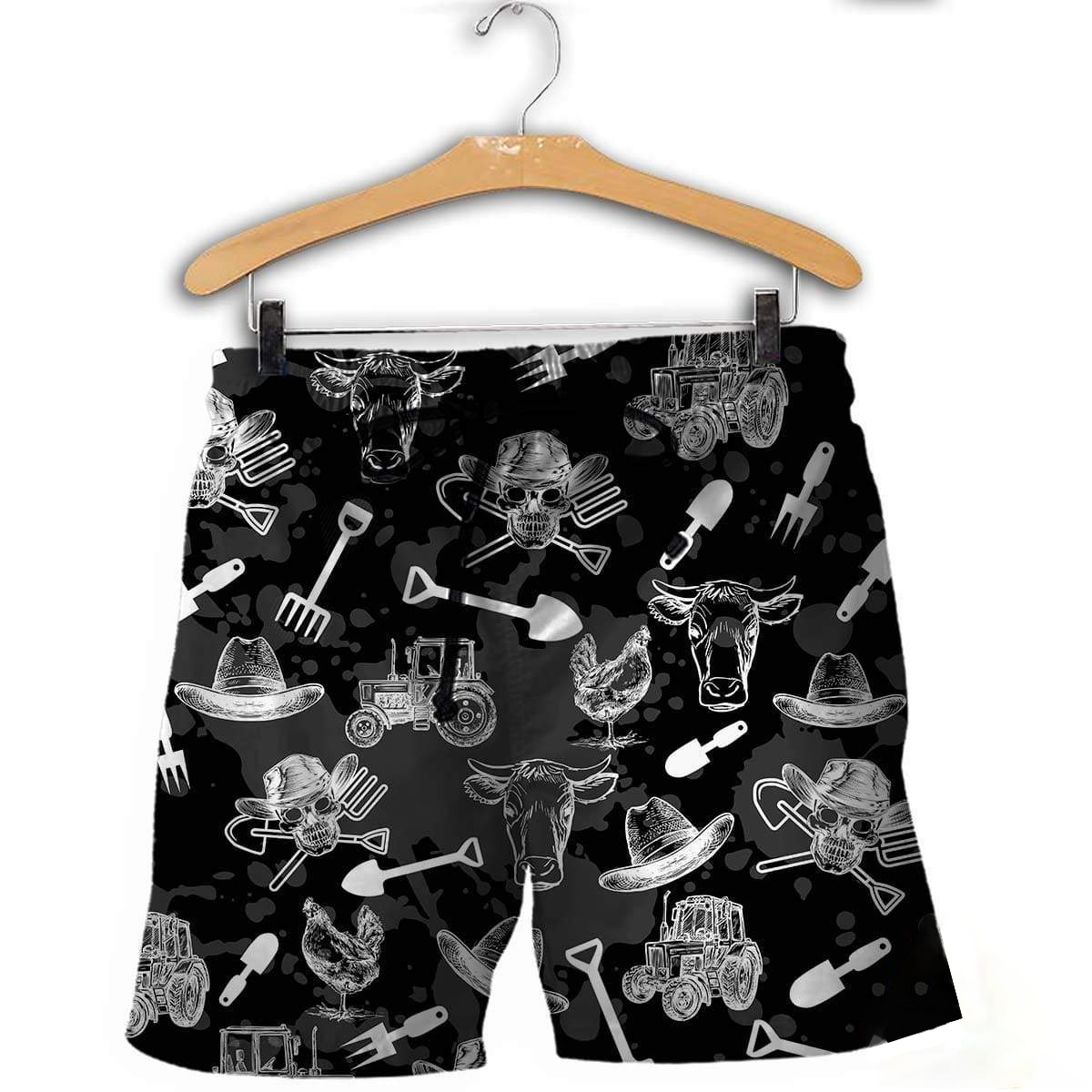 3D PRINTED FARM SKULL CLOTHES PL280 - Amaze Style™-Apparel