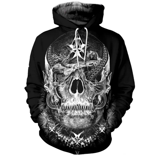 3D PRINTED SKULL CLOTHES PL281 - Amaze Style™-Apparel