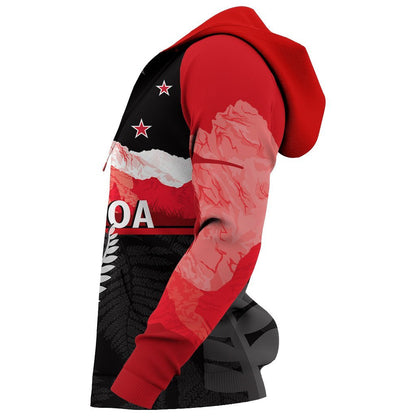 Aoraki Mount Cook Hoodie New Zealand PL271 - Amaze Style™-Apparel
