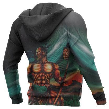 New Zealand Warriors Hoodie Maori God PL272 - Amaze Style™-Apparel
