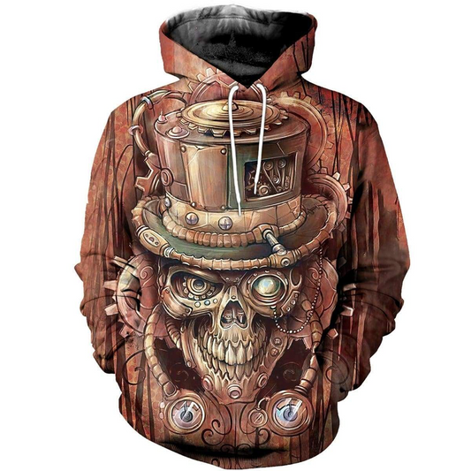3D ALL OVER PRINTED SKULL PL286 - Amaze Style™-Apparel