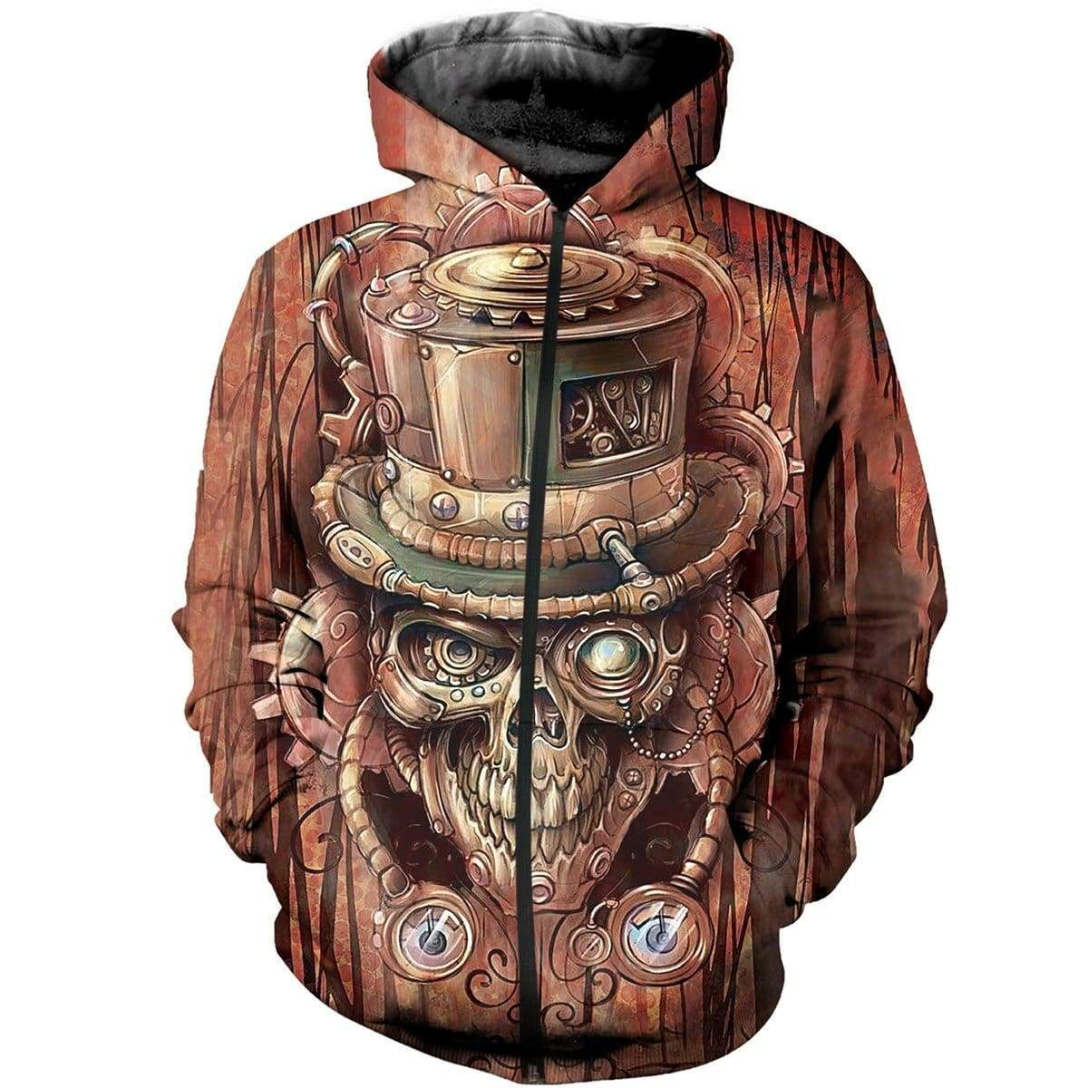 3D ALL OVER PRINTED SKULL PL286 - Amaze Style™-Apparel