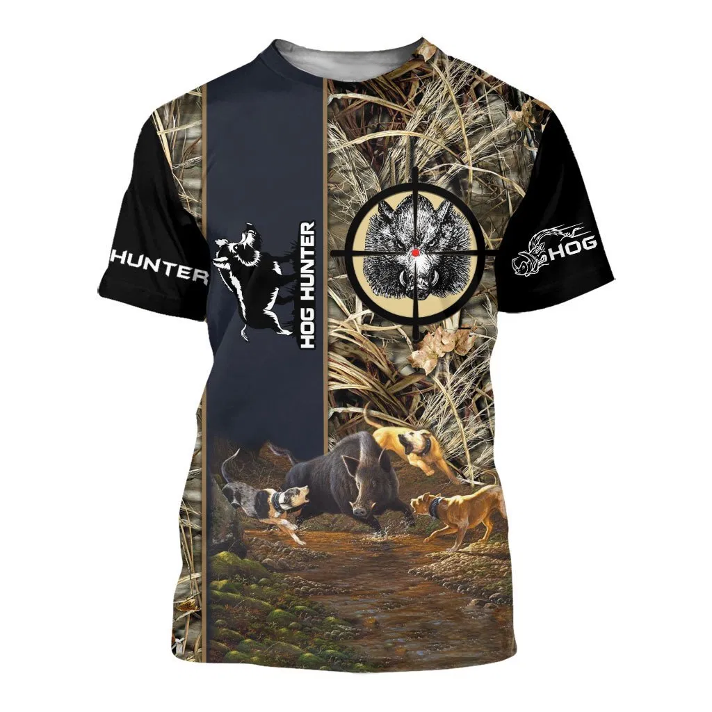 PL405 HOG HUNTER 3D ALL OVER PRINTED SHIRTS - Amaze Style™-Apparel