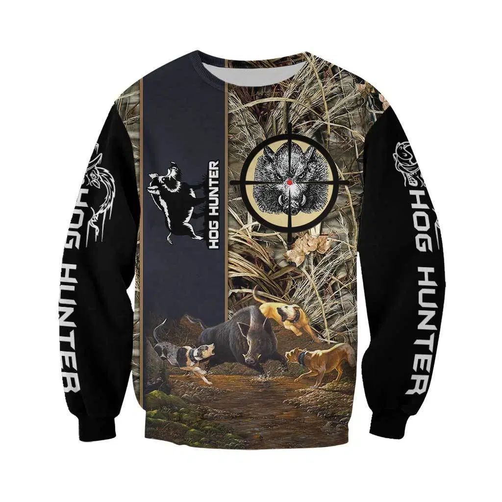 PL405 HOG HUNTER 3D ALL OVER PRINTED SHIRTS - Amaze Style™-Apparel