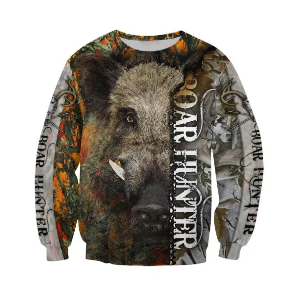 PL412 WILD BOAR 3D ALL OVER PRINTED SHIRTS FOR MEN AND WOMEN - Amaze Style™-Apparel