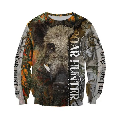 PL412 WILD BOAR 3D ALL OVER PRINTED SHIRTS FOR MEN AND WOMEN - Amaze Style™-Apparel