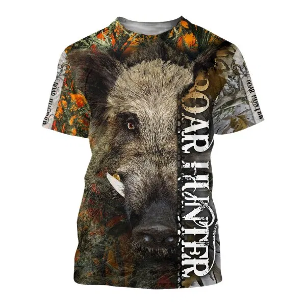 PL412 WILD BOAR 3D ALL OVER PRINTED SHIRTS FOR MEN AND WOMEN - Amaze Style™-Apparel