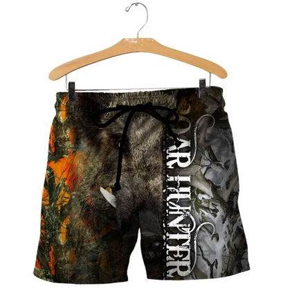 PL412 WILD BOAR 3D ALL OVER PRINTED SHIRTS FOR MEN AND WOMEN - Amaze Style™-Apparel