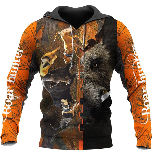 PL415 BEAUTIFUL BOAR HUNTING CAMO 3D ALL OVER PRINTED SHIRTS - Amaze Style™-Apparel