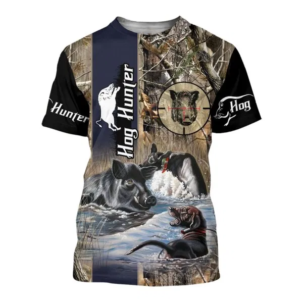 PL416 HOG HUNTER DOG 3D ALL OVER PRINTED SHIRTS - Amaze Style™-Apparel