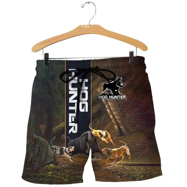 PL418 HOG HUNTER FATHER SON HUNTING PARNTERS 3D ALL OVER PRINTED SHIRTS - Amaze Style™-Apparel