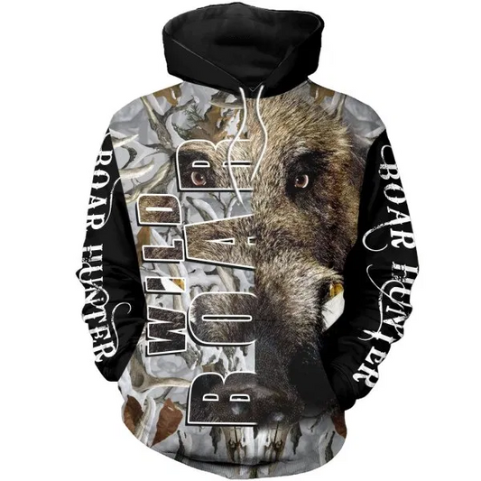 PL420 WILD BOAR CAMO 3D ALL OVER PRINTED SHIRTS FOR MEN AND WOMEN - Amaze Style™-Apparel