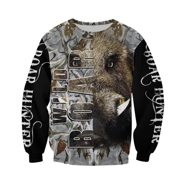 PL420 WILD BOAR CAMO 3D ALL OVER PRINTED SHIRTS FOR MEN AND WOMEN - Amaze Style™-Apparel