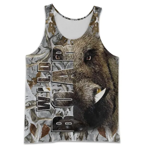 PL420 WILD BOAR CAMO 3D ALL OVER PRINTED SHIRTS FOR MEN AND WOMEN - Amaze Style™-Apparel