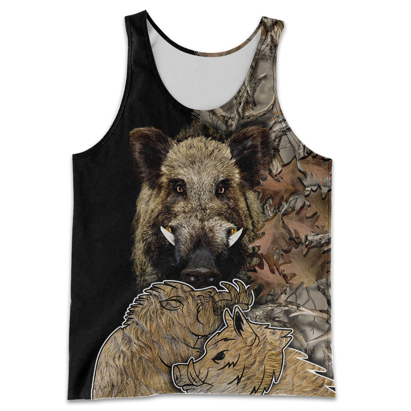 PL439 LOVE BOAR 3D ALL OVER PRINTED SHIRTS - Amaze Style™-Apparel