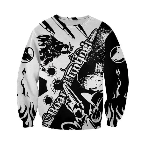 PL446 BOAR HUNTING 3D ALL OVER PRINTED SHIRTS - Amaze Style™-Apparel