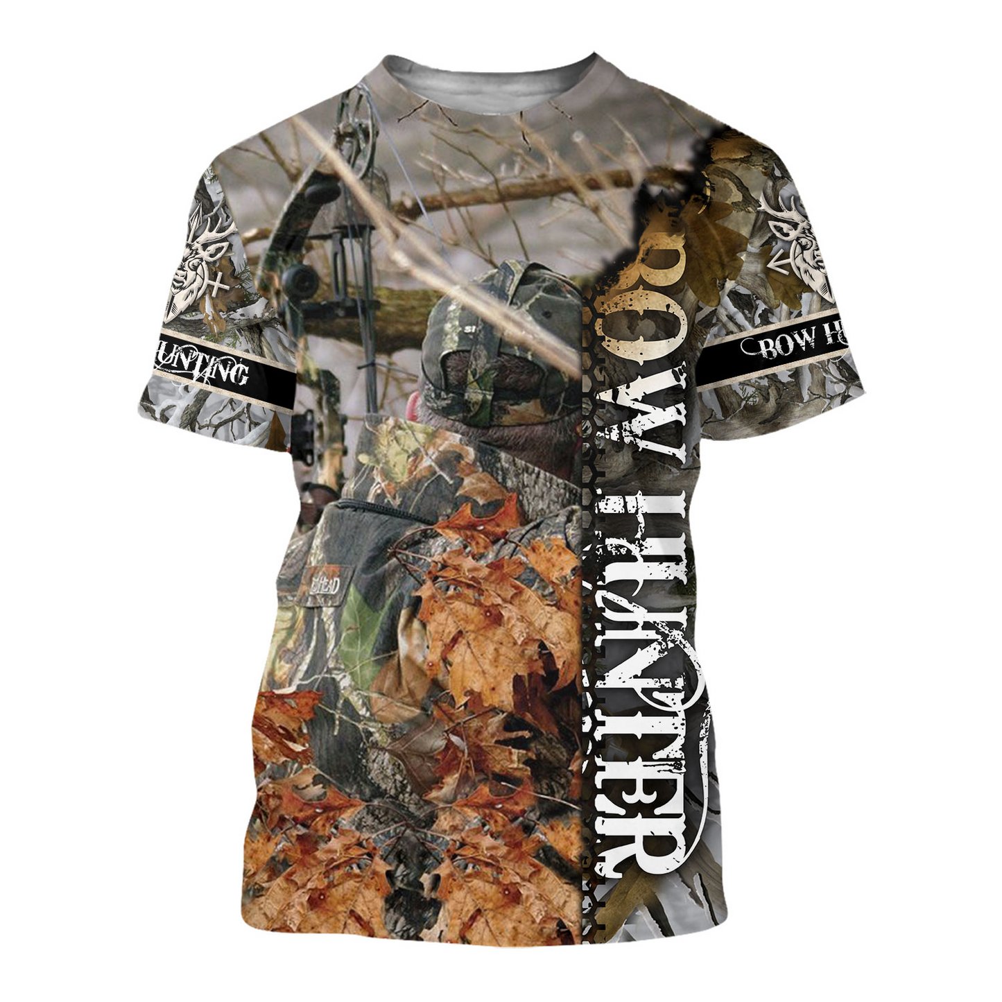 PL450 BOW HUNTING CAMO 3D ALL OVER PRINTED SHIRTS - Amaze Style™-Apparel