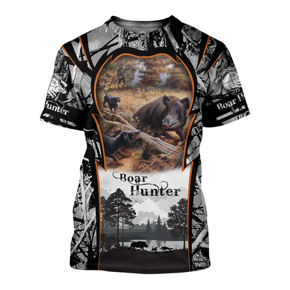 PL451 BEAUTIFUL BOAR HUNTING CAMO 3D ALL OVER PRINTED SHIRTS FOR MEN AND WOMEN - Amaze Style™-Apparel