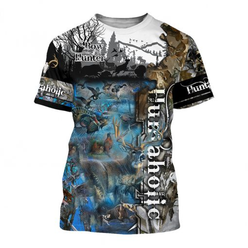 PL456 HUNTAHOLIC CAMO 3D ALL OVER PRINTED SHIRTS FOR MEN AND WOMEN ANNC - Amaze Style™-Apparel