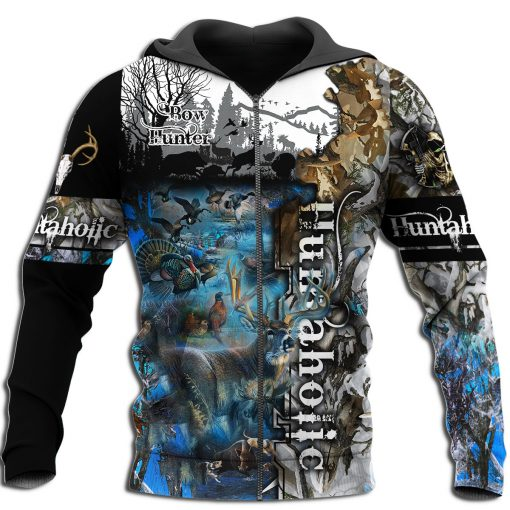 PL456 HUNTAHOLIC CAMO 3D ALL OVER PRINTED SHIRTS FOR MEN AND WOMEN ANNC - Amaze Style™-Apparel