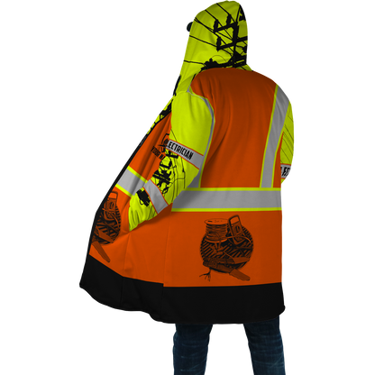 Electrician And Lineman Personalized Safety 3D All Over Printed Premium Unisex Hoodie ML