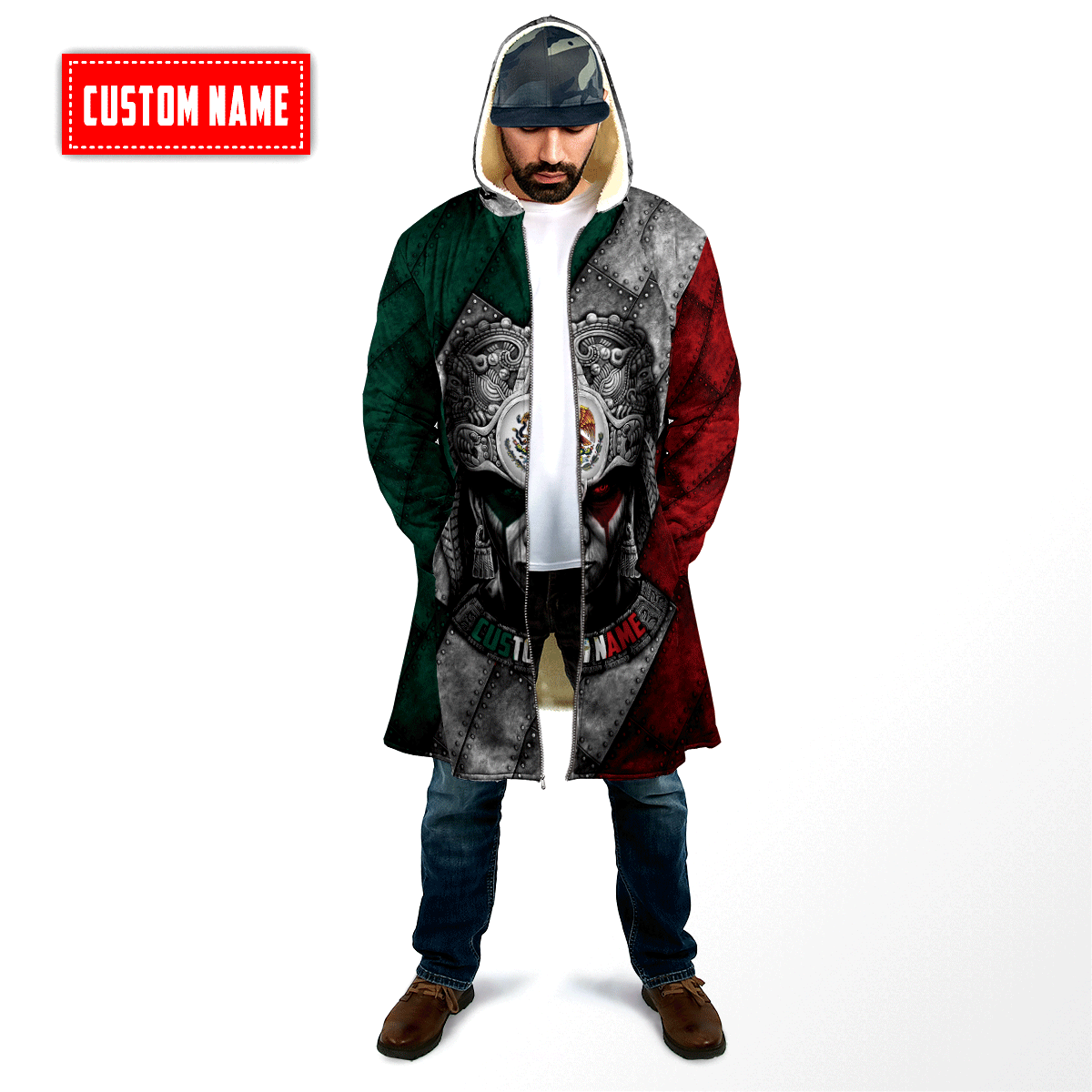 Personalized Mexican 3D All Over Printed Unisex Hoodie