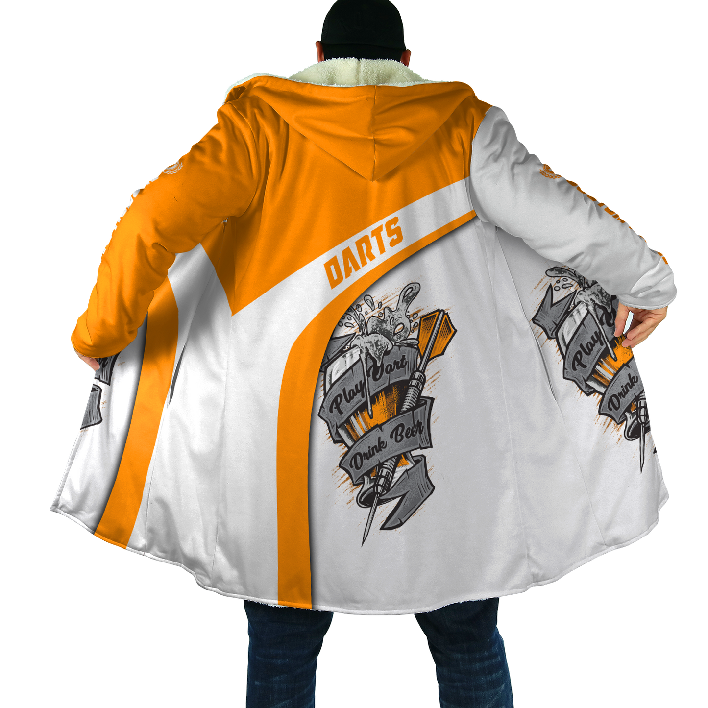 Darts Player No9 Personalized Name 3D Printed Personalized Unisex Hoodie ML