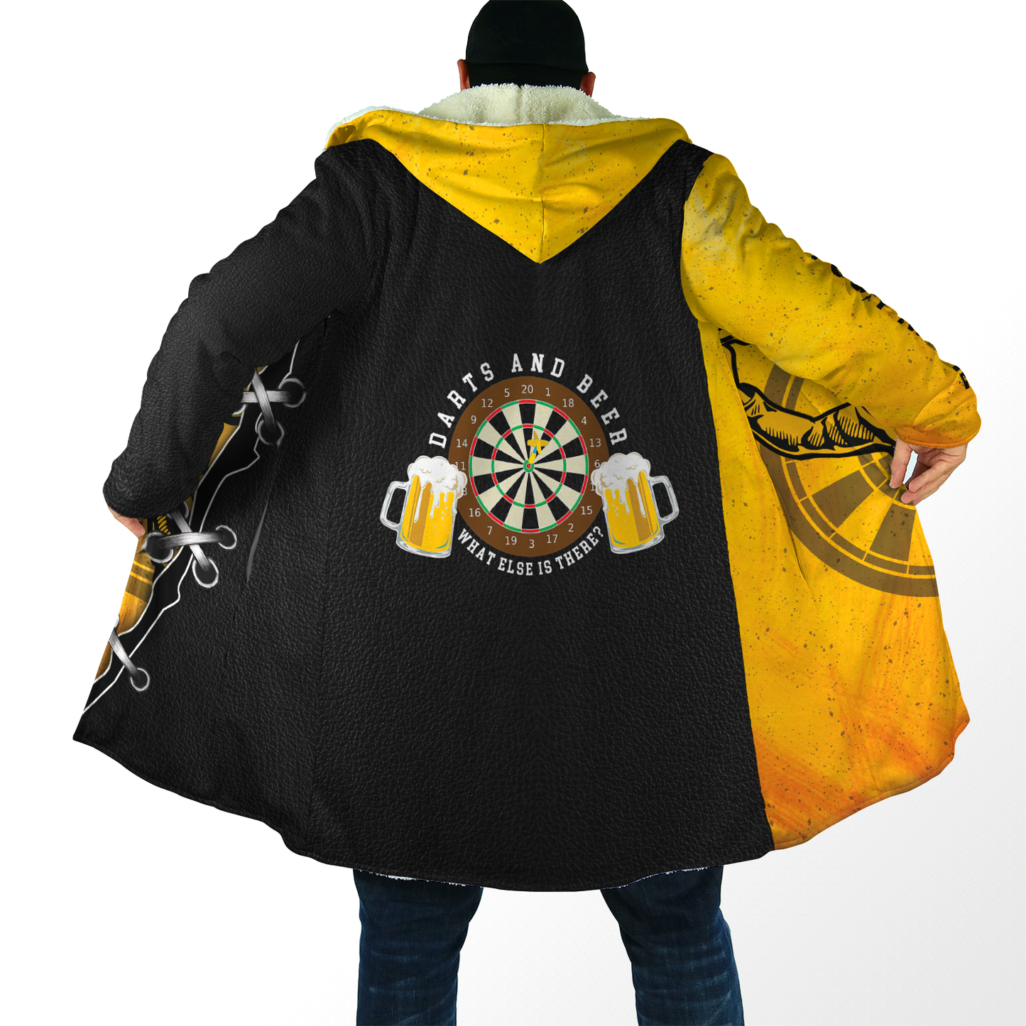 Darts Player No 7 Personalized Name 3D All Over Printed Unisex Hoodie