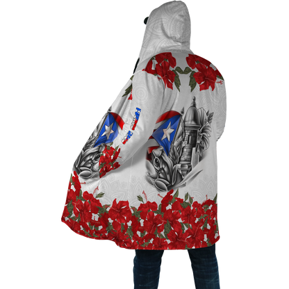 Manga Flower Puerto Rico Cloak For Men And Women MH24022104