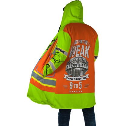 Electrician And Lineman Personalized Safety 3D All Over Printed Premium Unisex Hoodie ML