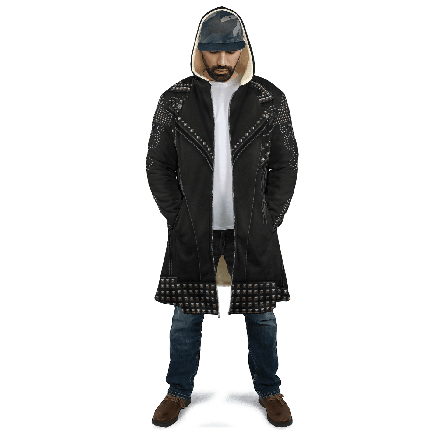 Cowboy Jacket No22 Cosplay 3D Over Printed Unisex Deluxe Hoodie ML