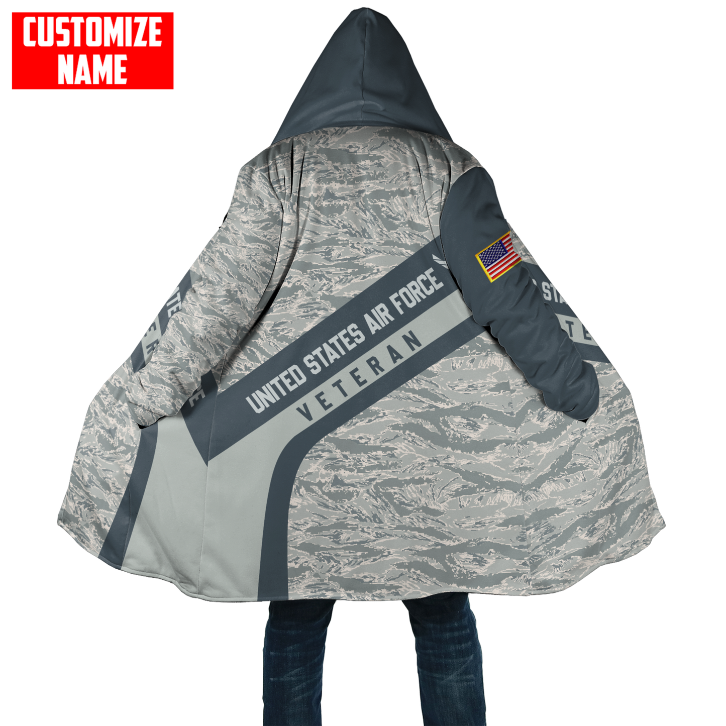 Premium Unique U.S Air Force Veteran Polo All Over Printed Personalized Shirt