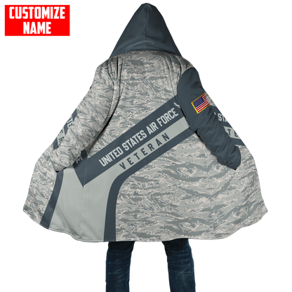 Premium Unique U.S Air Force Veteran Polo All Over Printed Personalized Shirt