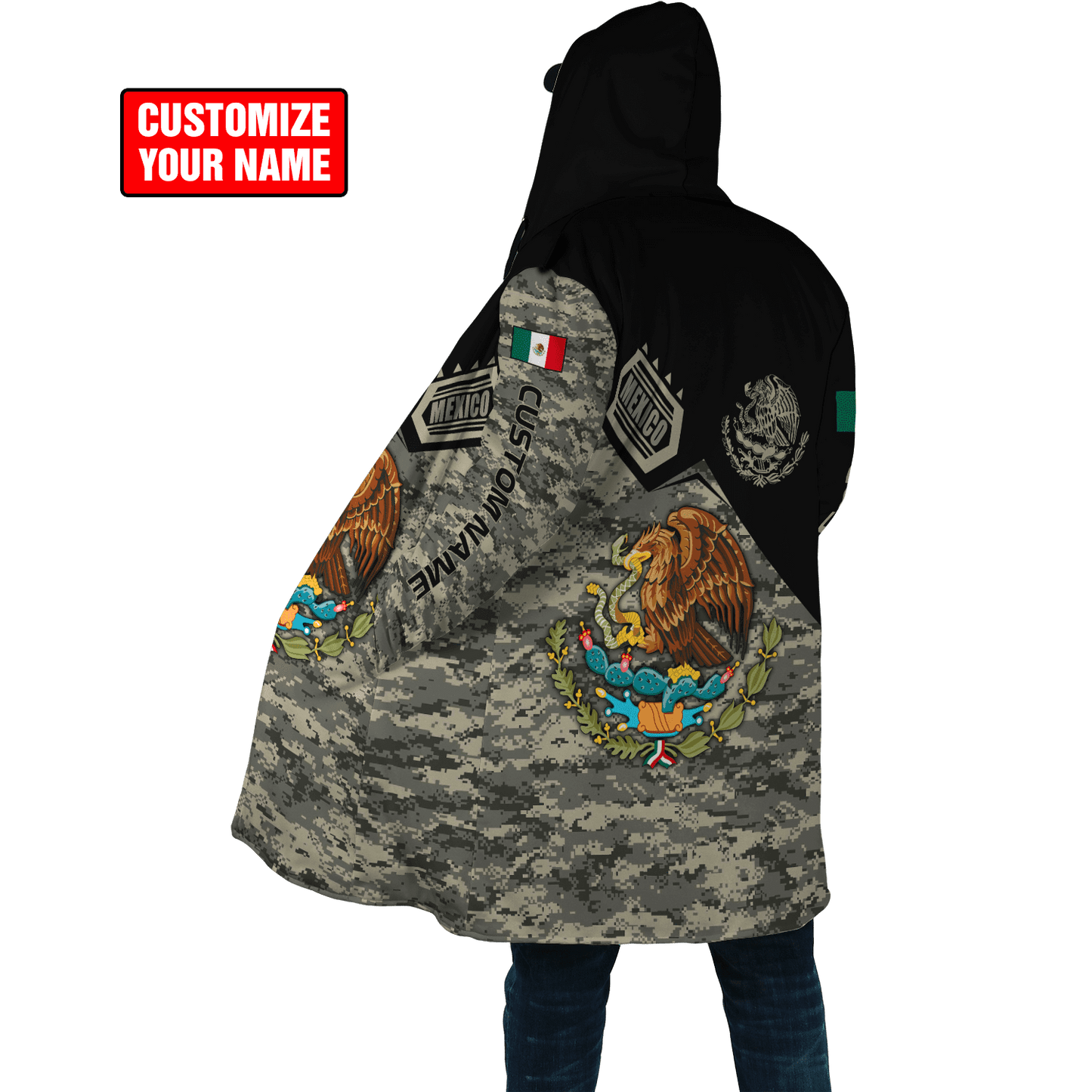 Personalized Name Mexico 3D All Over Printed Unisex Shirts