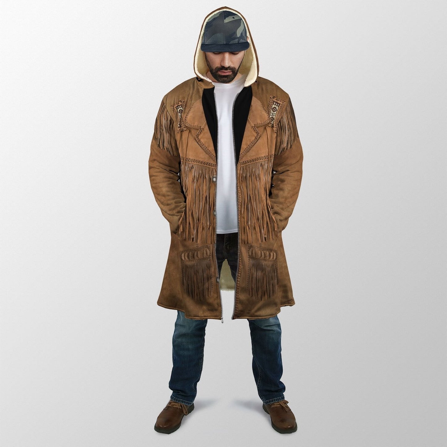 Cowboy Jacket No24 Cosplay 3D Over Printed Unisex Deluxe Hoodie ML