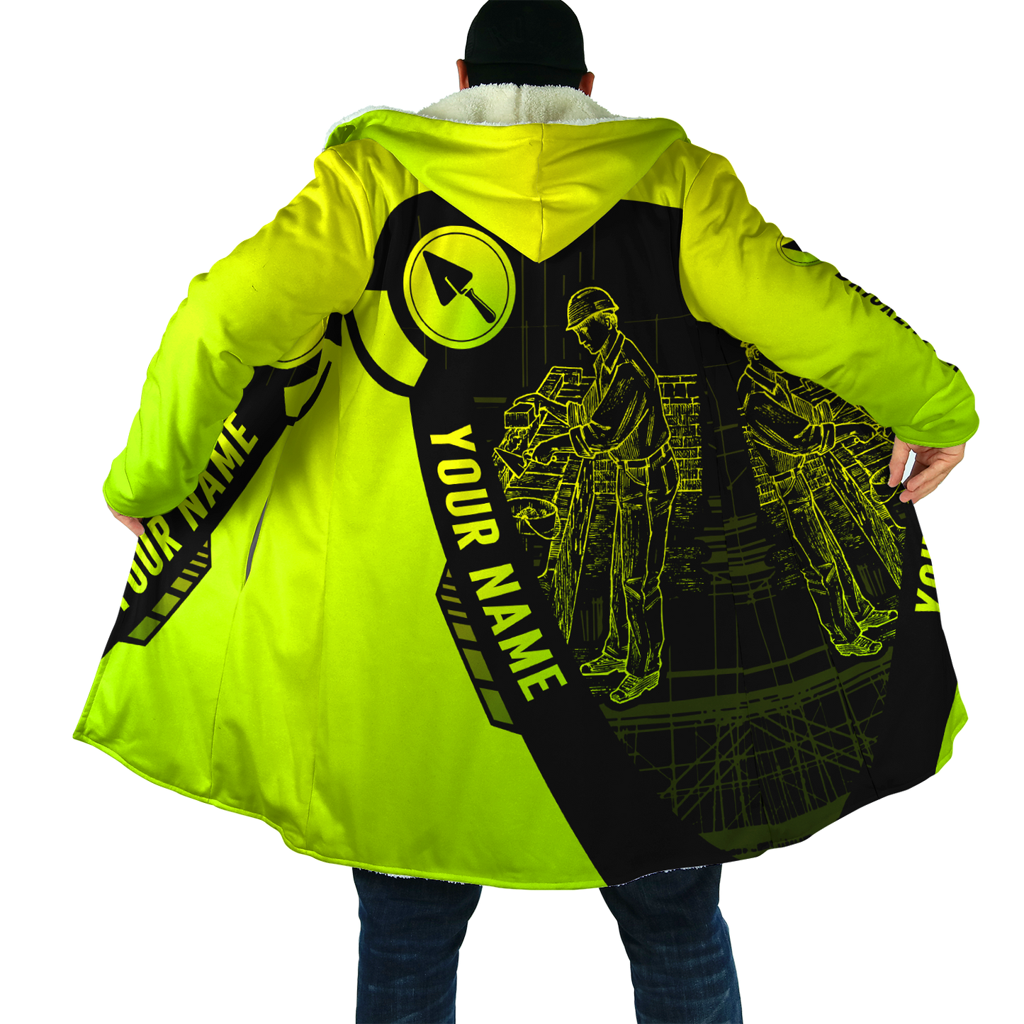 Premium Unisex Hoodie Personalized Bricklayer No10 ML