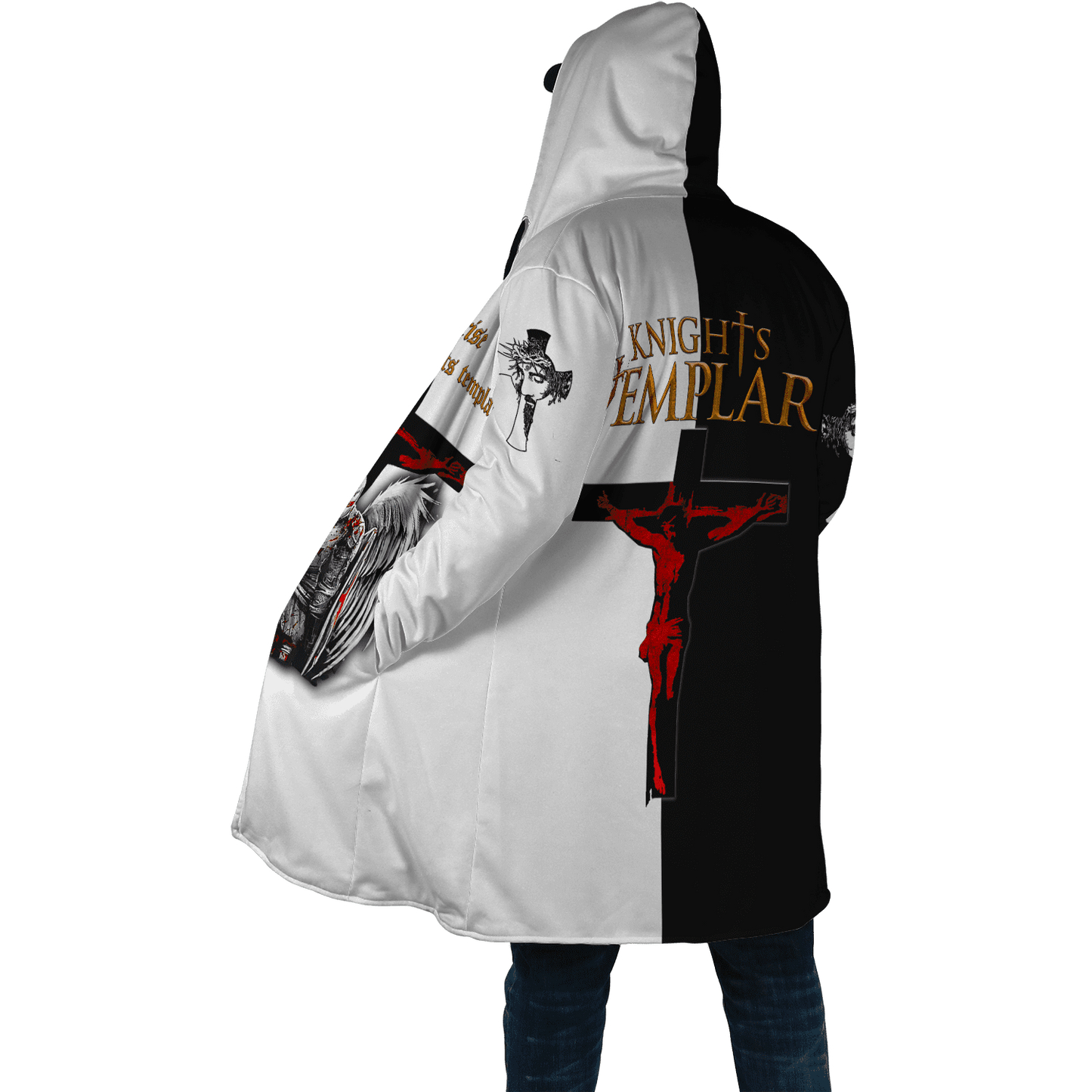 Jesus Christ Rise of Knight Templar 3D Printed Hoodie, T-Shirt for Men and Women